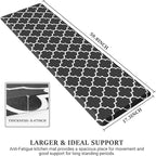 WISELIFE Kitchen Mat Cushioned Anti-Fatigue Kitchen Rug, 17.3"x 60", Non Slip - Image 2
