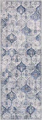 Lahome Moroccan Trellis Washable Runner Rug, 2x6 Kitchen Runners - Image 3