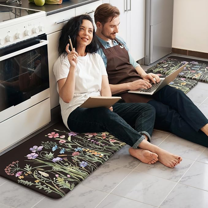 KIMODE Kitchen Mats Cushioned Anti Fatigue, Padded Kitchen Floor Mats, Non Slip - Image 7