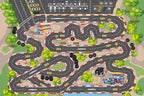 Kids Car Rug Play Mat, 4x6 ft Race Track Road Rug - Image 8