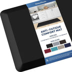 KitchenClouds Kitchen Mat Cushioned Anti Fatigue Kitchen Rug Non Slip Standing by KitchenClouds