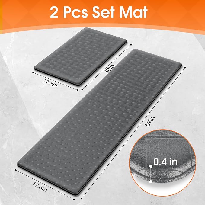 TranquilRelax Kitchen Mats, Cushioned Anti Fatigue Kitchen Mats - Image 2