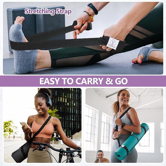 Yoga Mat Carrier Strap, Adjustable Thick Straps Sling - Image 4