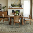 Rugxara 5x7 Area Rugs for Living Room Bedroom, Washable Rug, Vintage Floral - Image 4