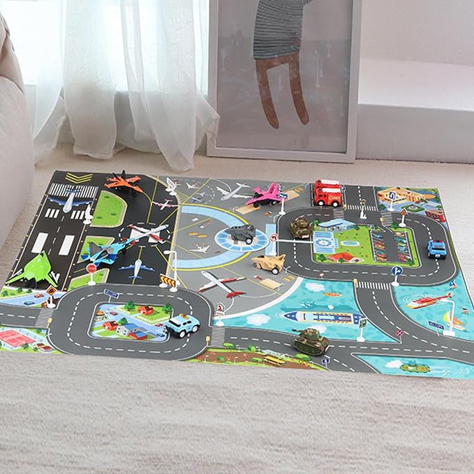 Kids Carpet Playmat Rug, Car Mat - Image 2