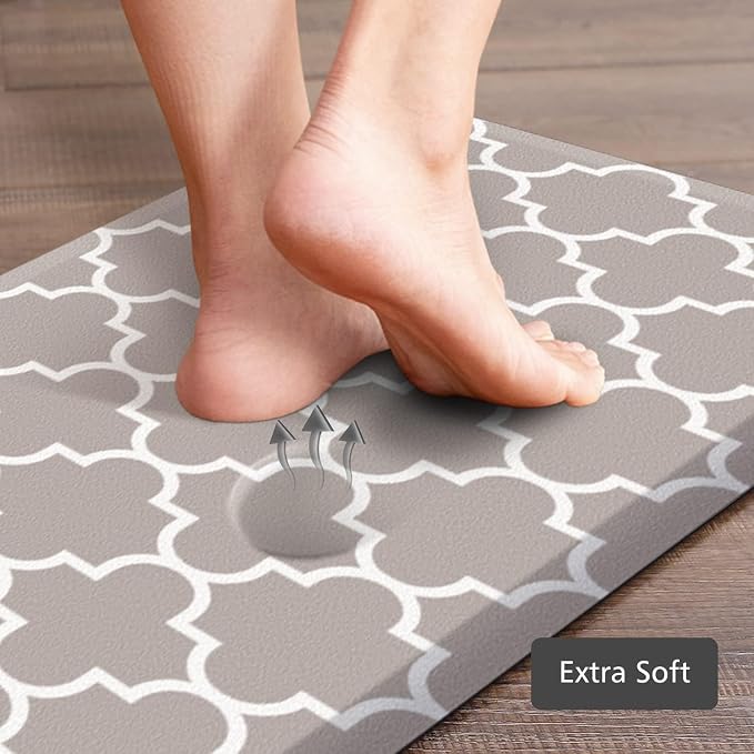 KMAT Kitchen Mat 0.47inch Cushioned Anti-Fatigue Area Rug Sets, Waterproof - Image 5