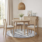 Lessymo 4FT Washable Round Area Rugs - Image 4