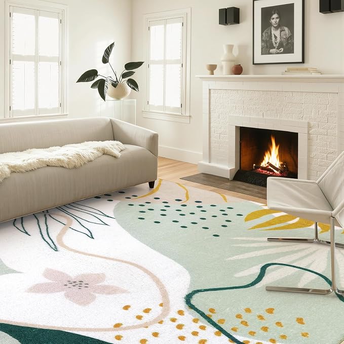 Lahome Green Machine Washable Rugs - Image 4