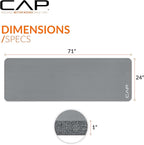 CAP Barbell 1-Inch High Density Exercise Yoga Mat - Image 4
