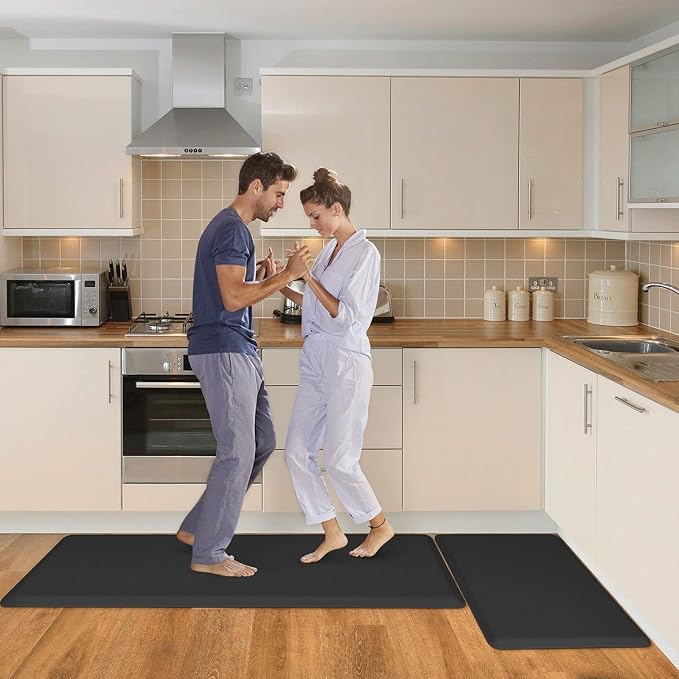 HappyTrends 2 PCS Kitchen Mat Cushioned Anti-Fatigue Floor Mat, Heavy Duty - Image 5