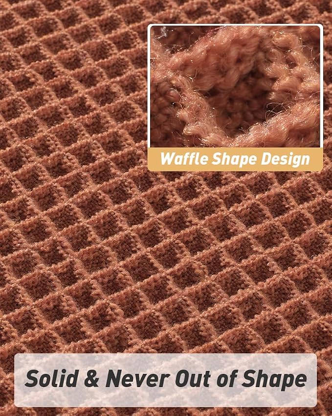 Upgraded Waffle Runner Rug Super Absorbent Non Slip Bath Mats - Image 4