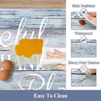 HEBE Anti Fatigue Kitchen Mat Set of 2 Non Slip Cushioned Kitchen Mats - Image 4
