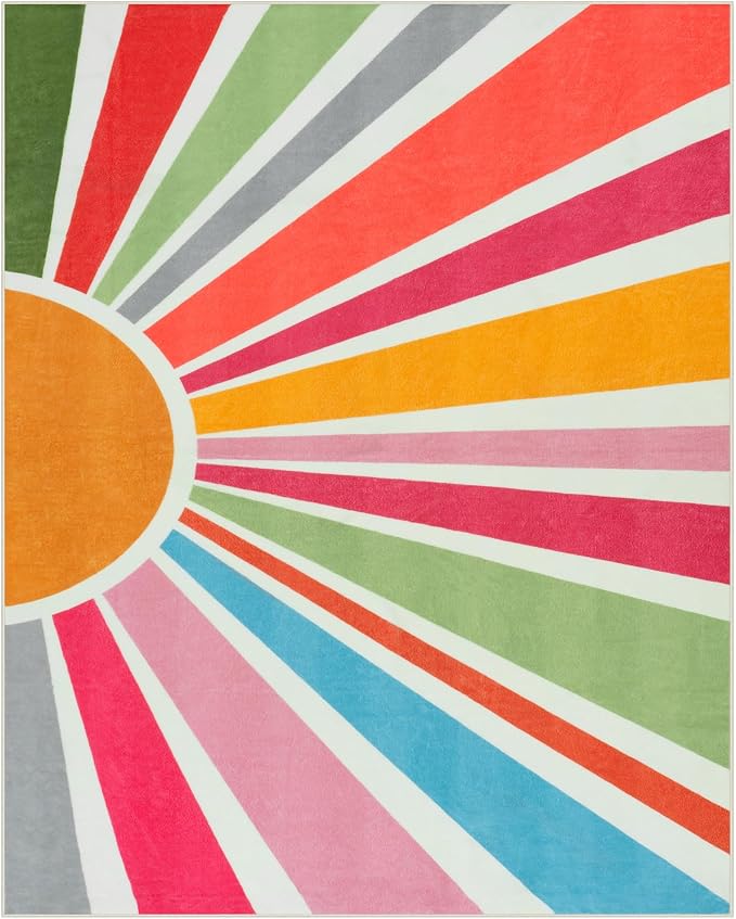 STARUIA Sun 8x10 Washable Area Rugs - Image 7