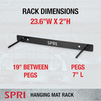 SPRI Hanging Exercise Mats for Gyms, Closed-Cell Foam Yoga & Fitness Mats - Image 2