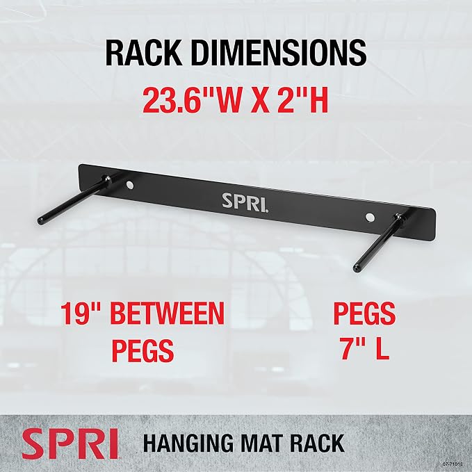 SPRI Hanging Exercise Mats for Gyms, Closed-Cell Foam Yoga & Fitness Mats - Image 2