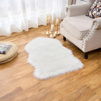 EasyJoy Ultra Soft Fluffy Shaggy Area Rug Faux Fur Rug Chair Cover Seat Pad - Image 2
