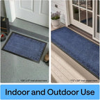 GORILLA GRIP 100% Waterproof All-Season WeatherMAX Doormat 35x23, US Designed - Image 9