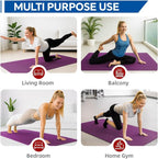 Stepwaver Extra Large Yoga Mat 6'x4', Ultra Durable, Wide Workout Mat, Wide - Image 7