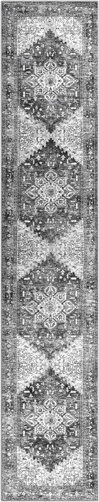Yamaziot Washable Runner Rug, 2x10 Non-Slip Boho Vintage Hallway Rug Runner - Image 3