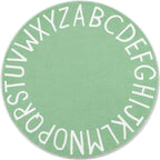 Topotdor Round Kids Play Rug Alphabet Nursery Area Rug Extra Large Soft by Topotdor