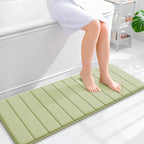 OLANLY Memory Foam Long Bathroom Rugs Runner 47x17, Super Soft Absorbent Bath by OLANLY