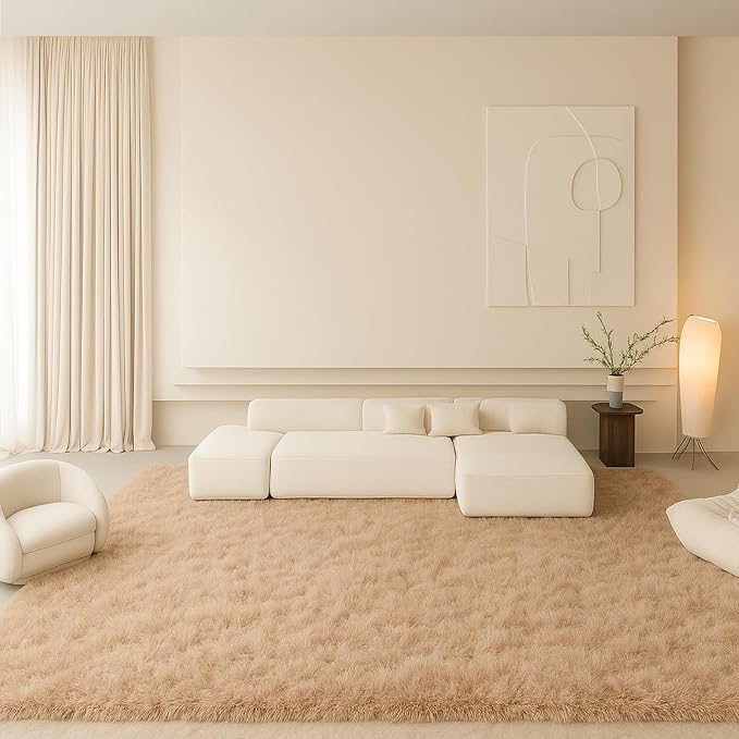 Fluffy Plush Shag Rug 5x7, Ultra Soft Rug - Image 8