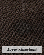 AMOAMI Upgraded Waffle Bath Mat, Super Absorbent Non Slip Bath Mats - Image 3