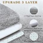 8x10 Area Rugs for Living Room Bedroom Rug, Large Shaggy Soft Plush Furry - Image 4