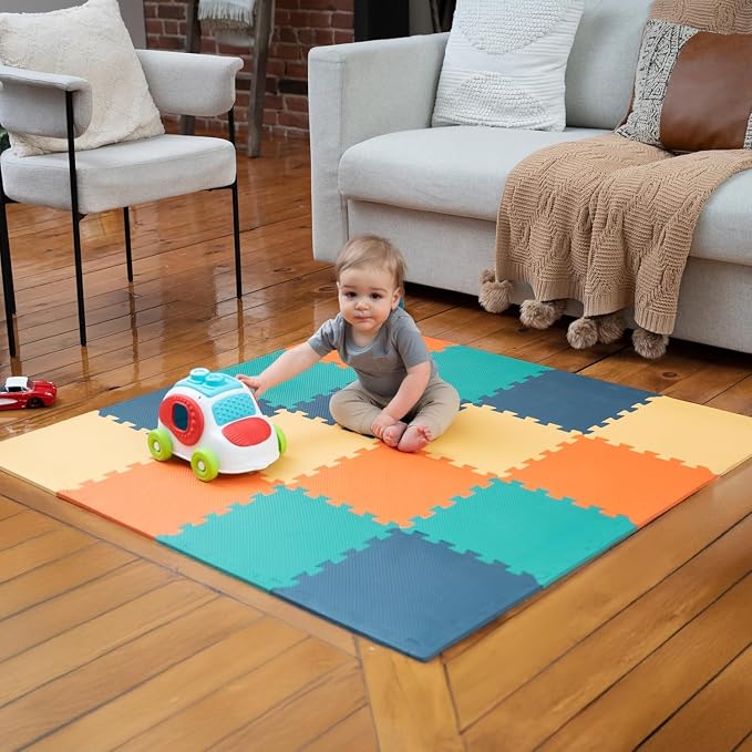 MioTetto Baby Play Mat, Soft Foam Floor Tiles by MioTetto