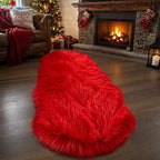 EasyJoy Ultra Soft Faux Fur Rug Fluffy Sheepskin Rug - Image 2