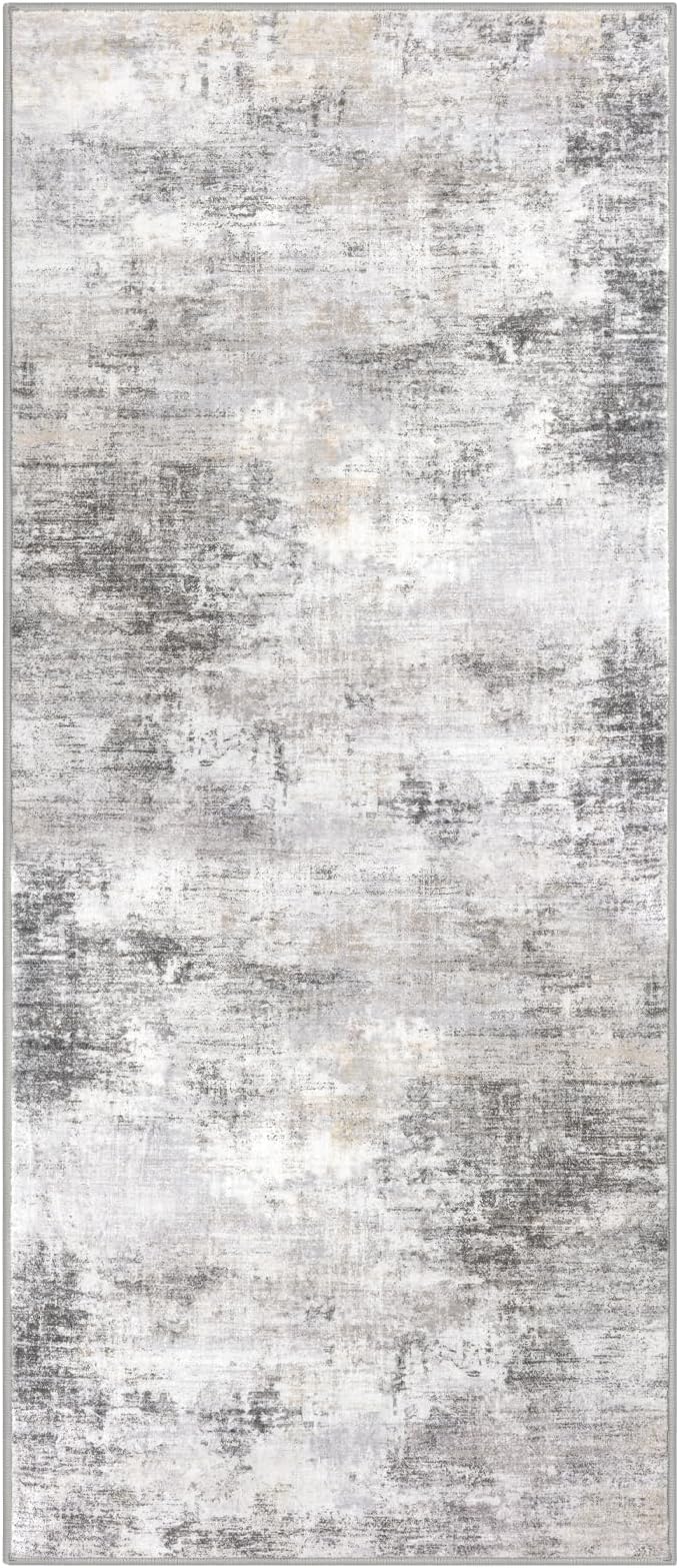 IOHOUZE Abstract Runner Rug 3x7 Ft Washable Runners - Image 9