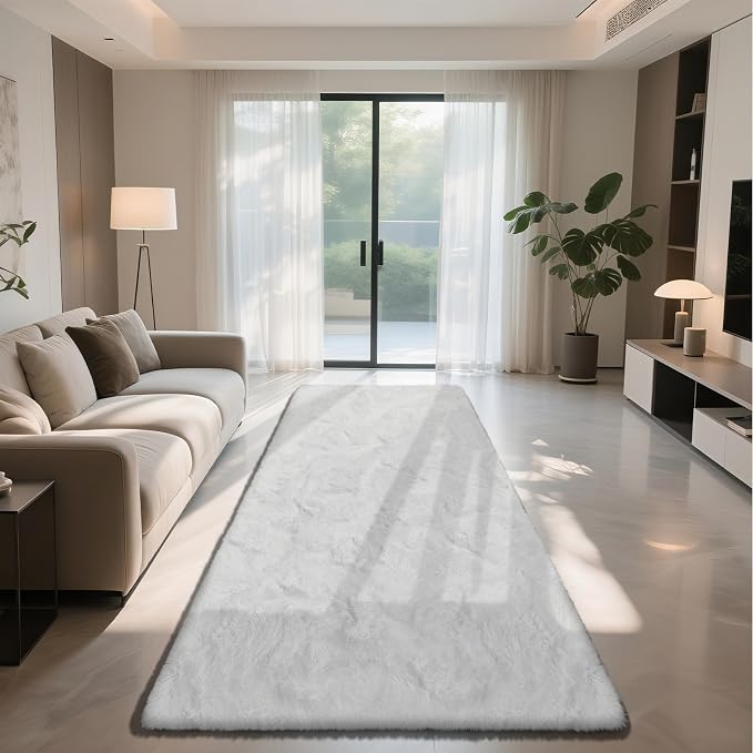 Soft Runner Rugs for Bedroom, Bedside Rug for Living Room Bedroom Room Home - Image 2