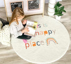 Poowe Round Kids Playroom Rug - Image 2