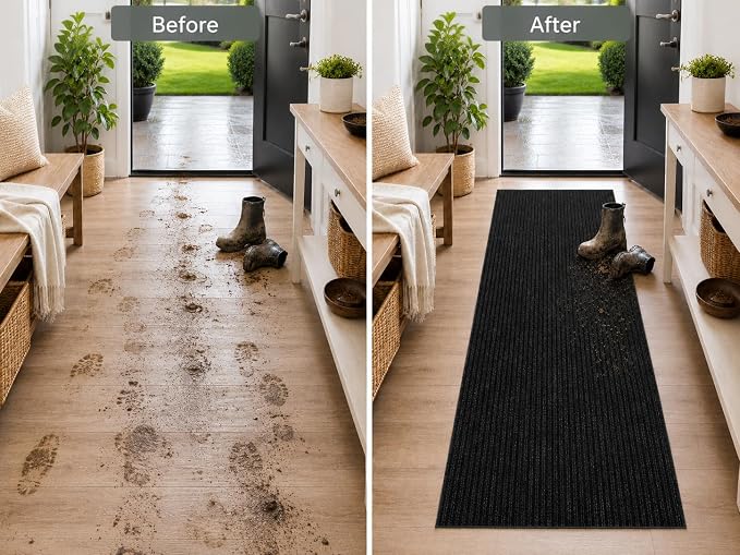 Ottomanson Hallway Runner Rug 2' x 6' Durable Non-Slip Mat - Image 2