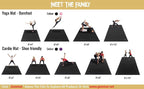 GXMMAT Large Yoga Mat 12'x6'/10'x6'/6'x8', Extra Thick Workout Mats - Image 7