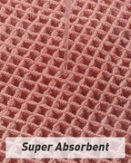 AMOAMI Upgraded Waffle Bath Mat, Super Absorbent Non Slip Bath Mats - Image 3