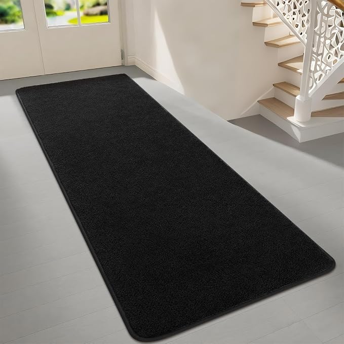 2x6 Feet Runner Rugs for Hallway, Low Pile Non Slip Memory Foam Rugs, Washable by Woottpe