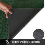 HIYARD Front Door Mat, Absorbent Dirt Trapping Welcome Door Mat Indoor Outdoor - Image 3