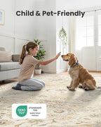 AMADA HOMEFURNISHING 2'6"x8' Washable Area Rug, Low-Profile Entryway Rug - Image 3
