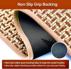 eqivei Kitchen Rugs and Mats Non Skid Washable Set of 2 PCS, Absorbent Runner - Image 5
