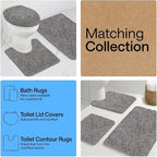 GORILLA GRIP Bath Rug Mat 36x24, Thick Soft Absorbent Chenille, Quick Dry - Image 8