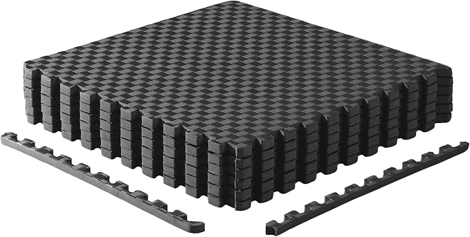CAP Puzzle Exercise Mats | 3/4” Thick EVA Interlocking Foam Tiles by CAP