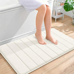 OLANLY Memory Foam Bath Mat 35x24, Super Soft Absorbent Bathroom Rugs, Quick Dry by OLANLY