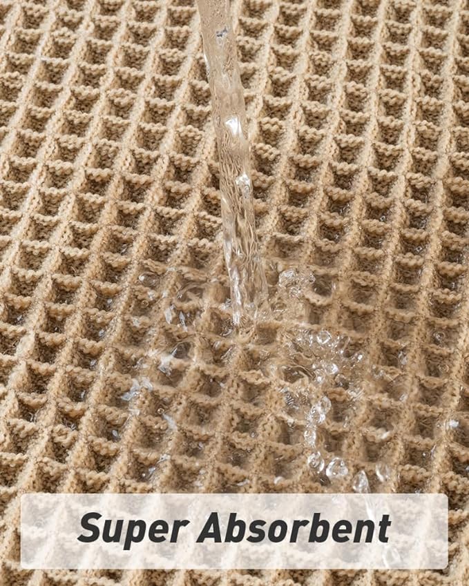 Upgraded Waffle Runner Rug, Super Absorbent Non Slip Bath Mats - Image 2