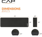CAP Barbell 1/2-Inch High Density Exercise Yoga Mat - Image 4