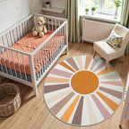 STARUIA Boho Sun Round Washable 6Ft Area Rug - Image 2