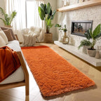 Amdrebio Burnt Orange 2x6 Runner Rugs - Image 3