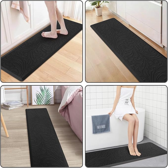 KMAT Kitchen Mat Cushioned Anti-Fatigue Waterproof Non-Slip Standing Mat - Image 4