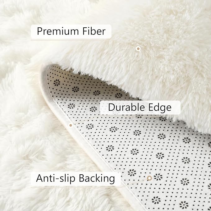 BENRON Fluffy Runner Rugs 2x4, Soft Long Runners - Image 4