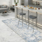 2x6 Rug for Entryway Hallway-No Slip Soft Carpets Modern Abstract Coastal - Image 4
